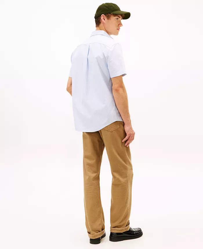 Men's Heritage Oxford Stripe Short Sleeve Shirt - thumbnail 8