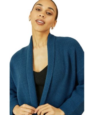 Women's Knitted Maxi Cardigan With Pockets