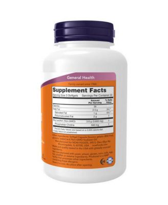 Lecithin, 1200 mg, 100 Sgels