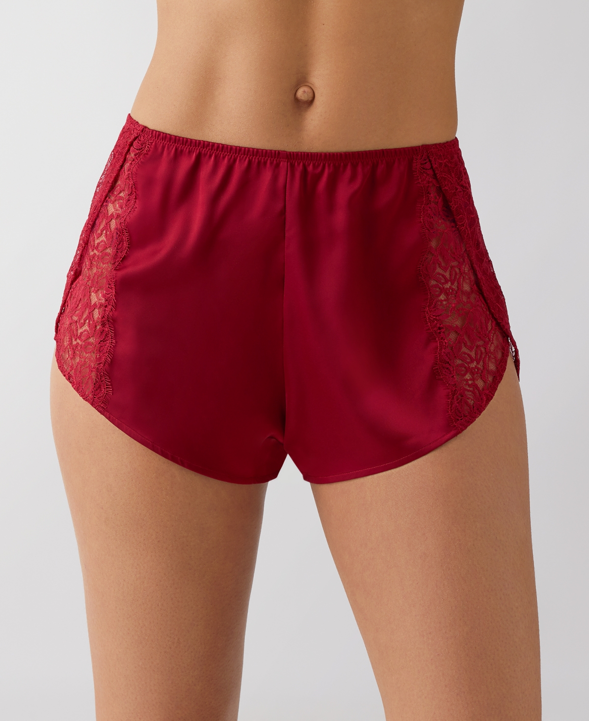 B.tempt'd By Wacoal Women's Lace Elasticated Waistband Shorty In Red