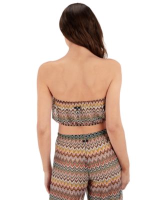 Women's Chevron Strapless Tube Top