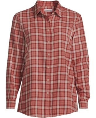 Women's Flannel Boyfriend Long Sleeve Shirt