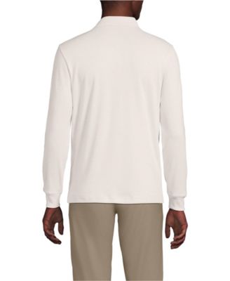Big & Tall Long Sleeve Cotton Supima Polo Shirt with Pocket