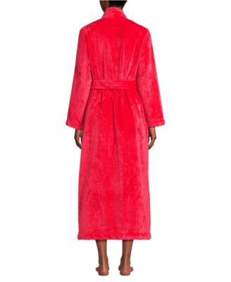 Women's Cozy Plush Long Wrap Robe
