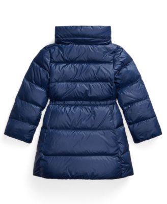 Girls' 2T-6X Hooded Long Jacket
