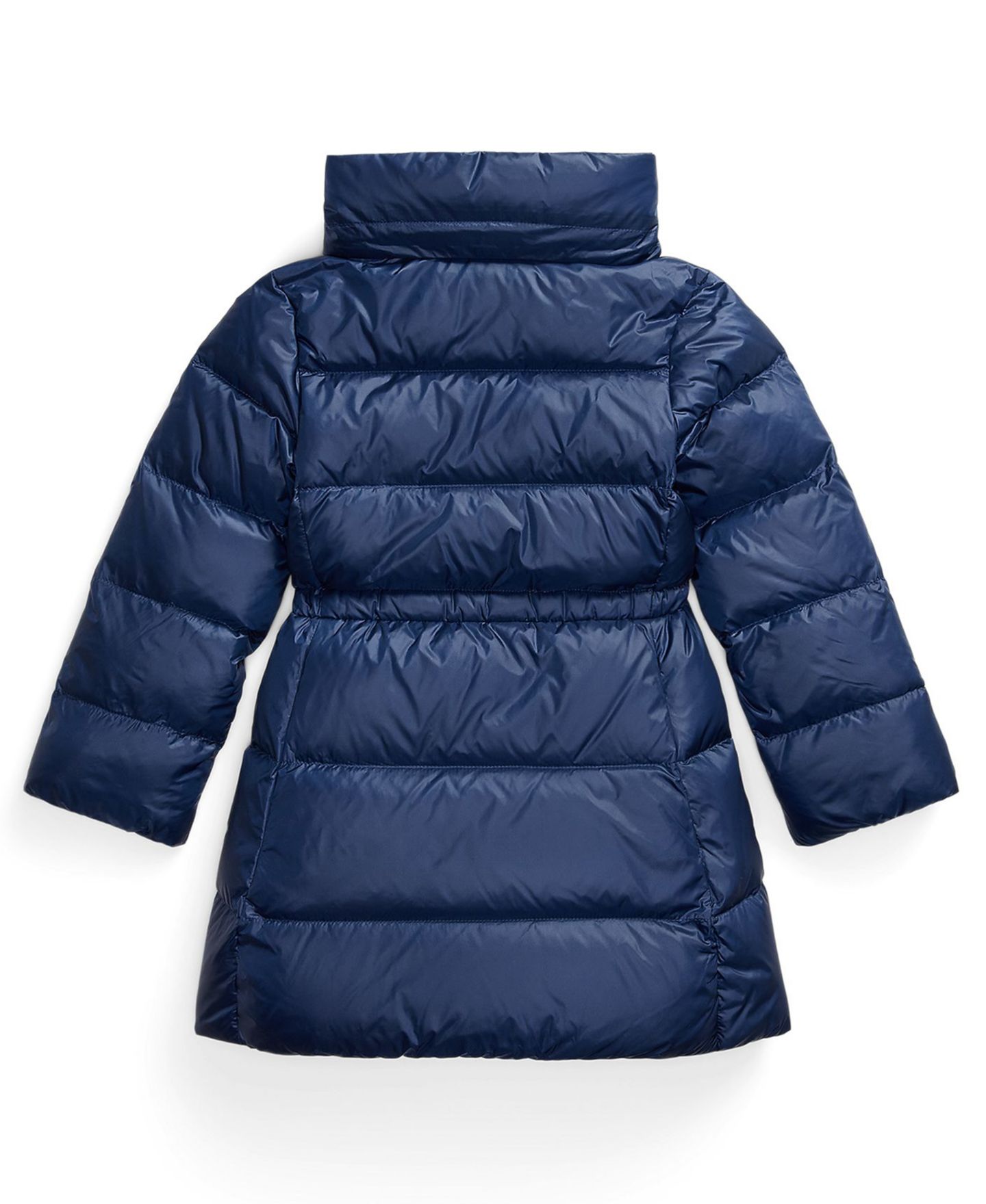Куртка Polo Ralph Lauren Hooded Jacket для девочек, цвет: Тёмно-синий — фото 5