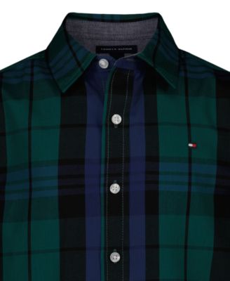 Boys' 8-20 Plaid Long-Sleeve Shirt