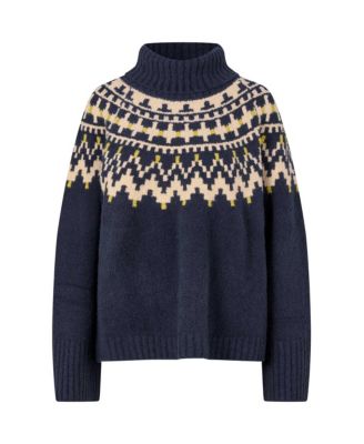 Women's Long Sleeve High Neck Knit Sweater