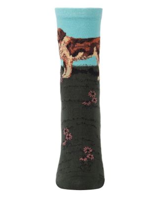 Women's Saint Bernard Limited Edition Art Cotton Blend Crew Sock