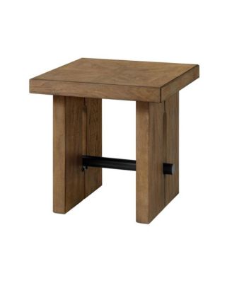 24"" x 24"" End Table in Weathered Oak