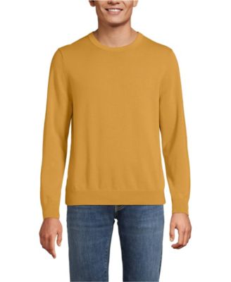 Men's Fine Gauge Cotton Crew Neck Sweater