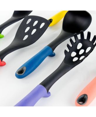 Assorted Color Nylon Cooking Utensils, Set of 7