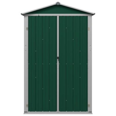 Garden Shed Green Galvanized steel, plastic Standard Garden Shed