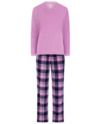 2-Piece Women's Mira Microplush Pajama Set