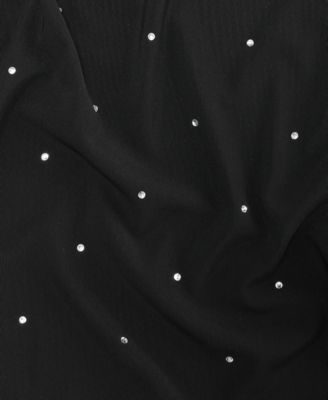 Women's Crystal Mesh Long-Sleeve Top, Macy's Exclusive