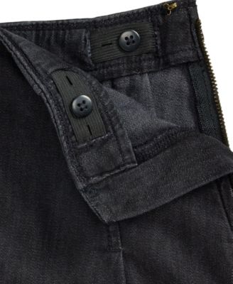 Girls' 2T-6X Pleated Denim Skirt