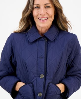 Petite Quilted Utility Jacket, Macy's Exclusive