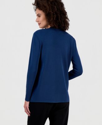 Women's Malibu Fine Rib Open-Front Cardigan