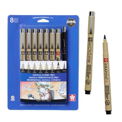 Pigma Manga Comic Pro Drawing Kit
