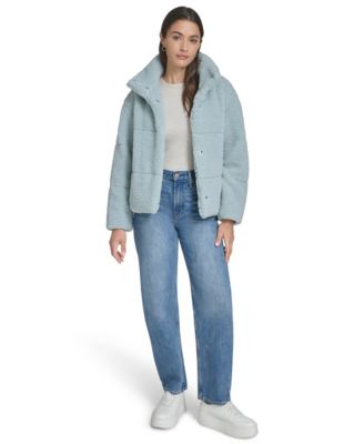 Women's Short Sherpa Teddy Jacket