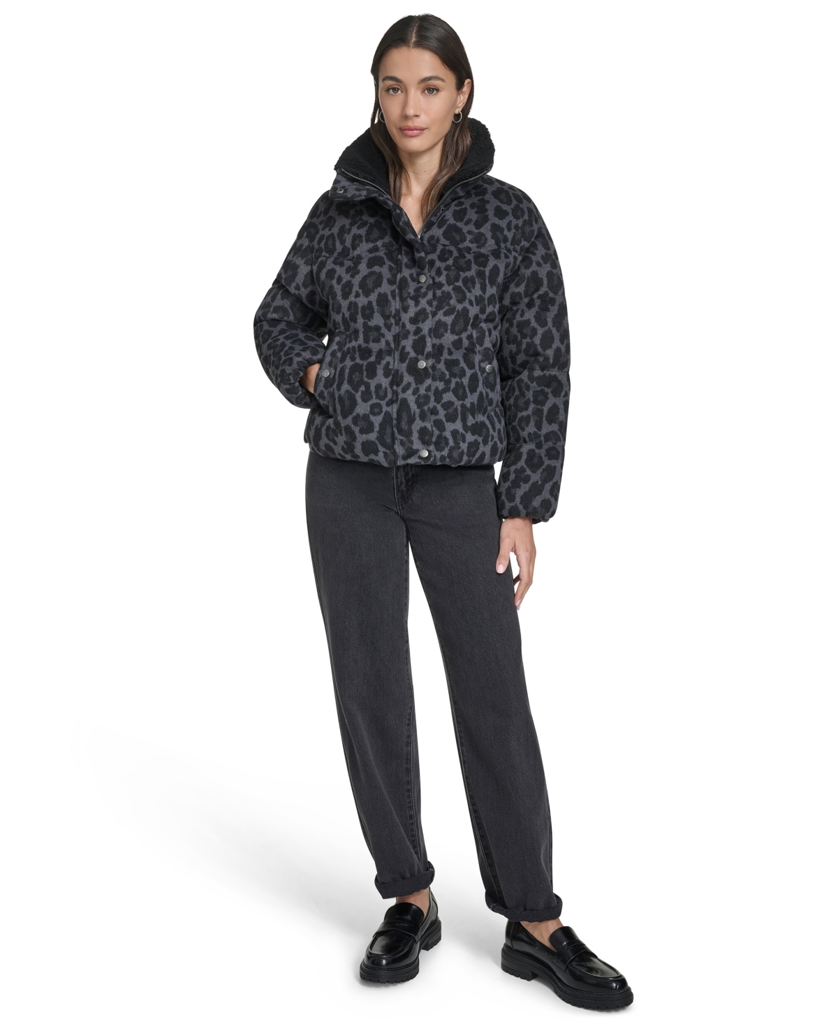 Levi's Women's Regular Wool Blend Western Puffer Jacket