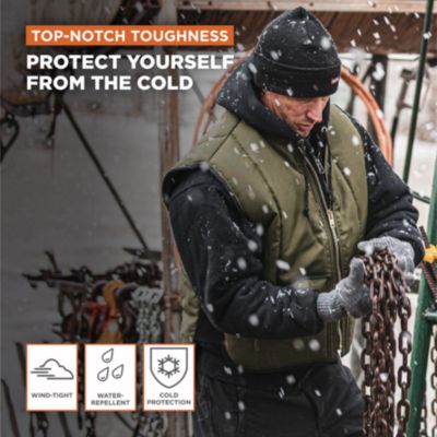 Men's Iron-Tuff Vest - Extreme Cold Protection, Water-Repellent, Wind-Tight, Durable Workwear