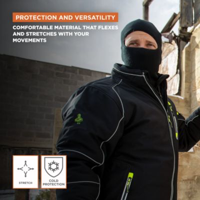 Men's Silver Magic Open-Hole Face Mask - Breathable Cold Weather Face Protection