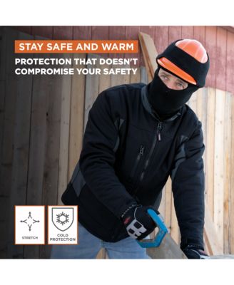 Men's Hard Hat Balaclava - Insulated Winter Head Cover for Extreme Cold Protection