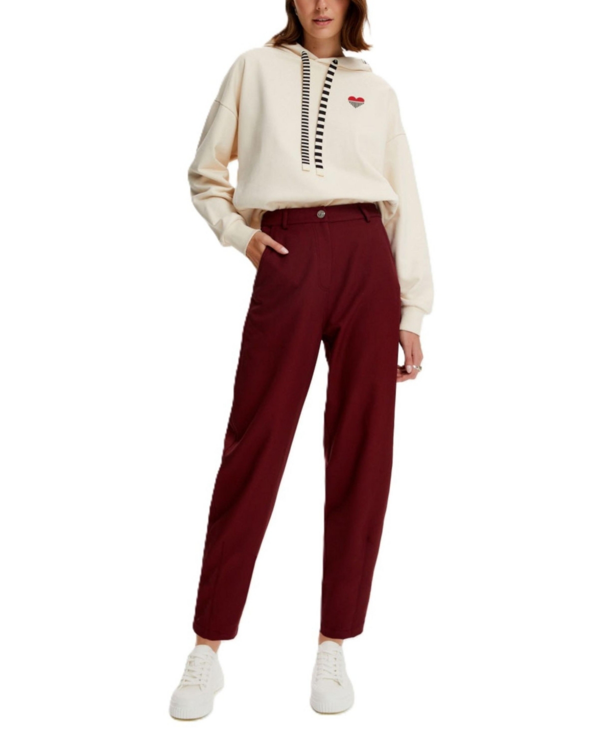 Nocturne Women's Pleated Slouchy Pants