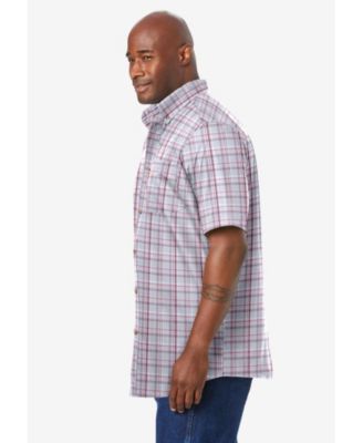 Big & Tall Short Sleeve Wrinkle-Free Sport Shirt