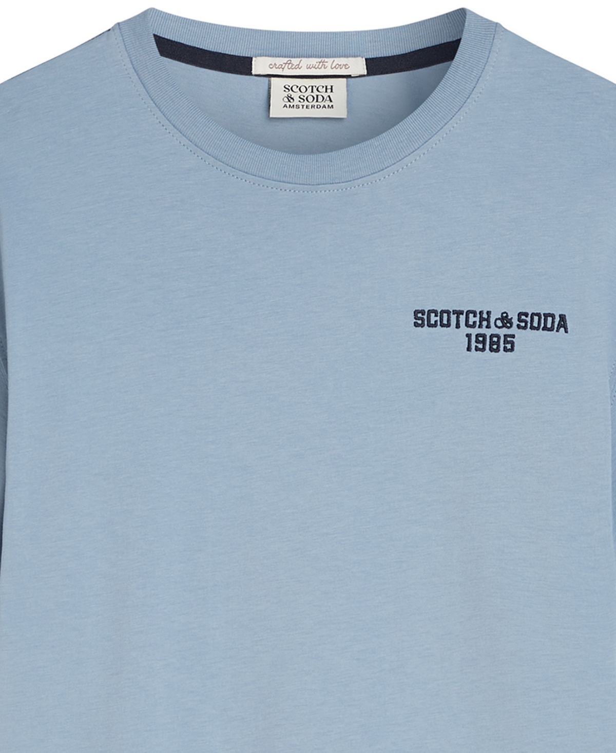 Scotch & Soda Boys 8-16 Short Sleeve Graphic Printed T-shirt In Blue