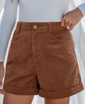 Women's Good Behavior Brown Shorts