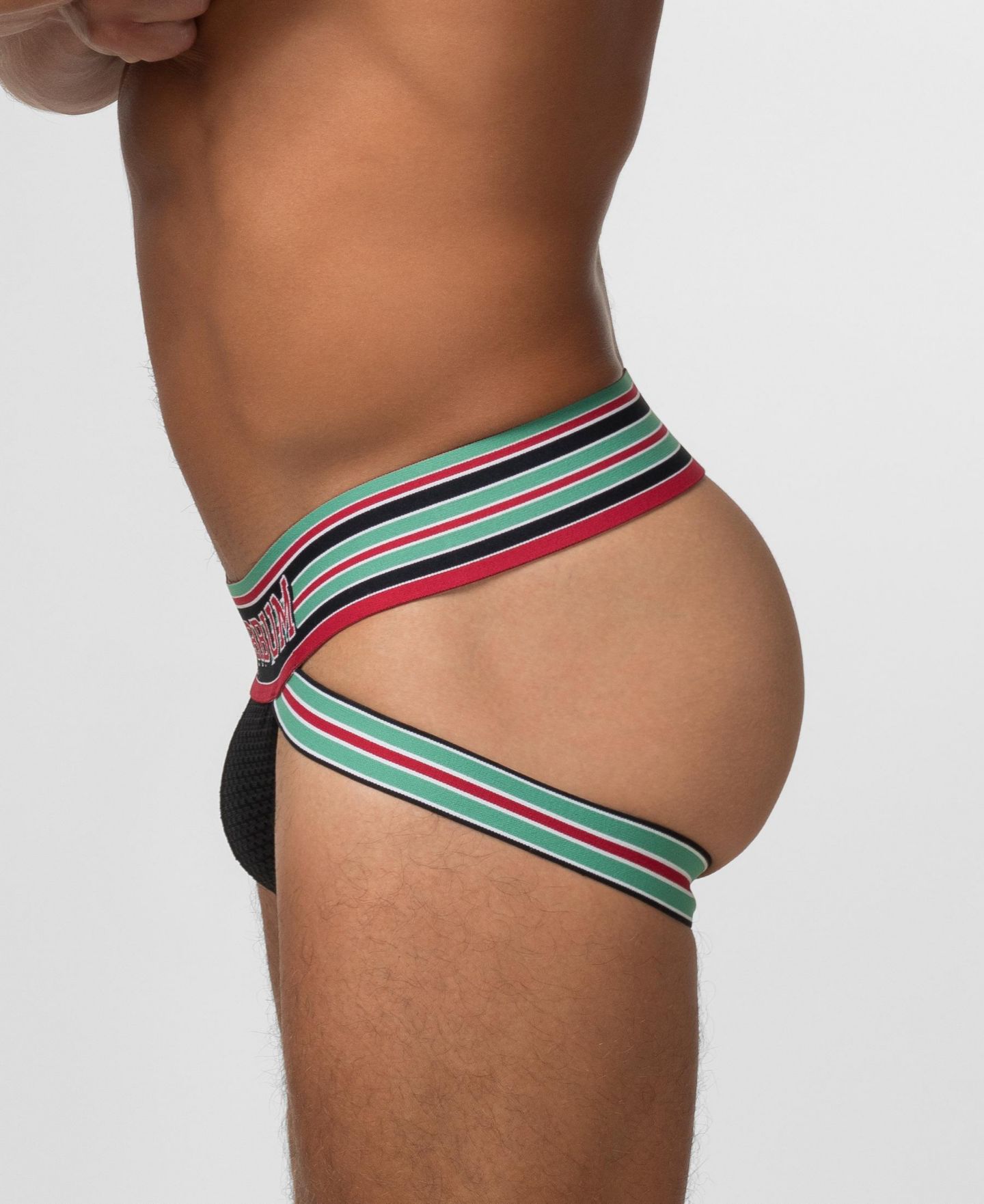 Бельё Jockstrap для мужчин — Rounderbum, цвет: Чёрный — фото 4