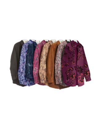 Plus Size Soft Sueded Moleskin Shirt