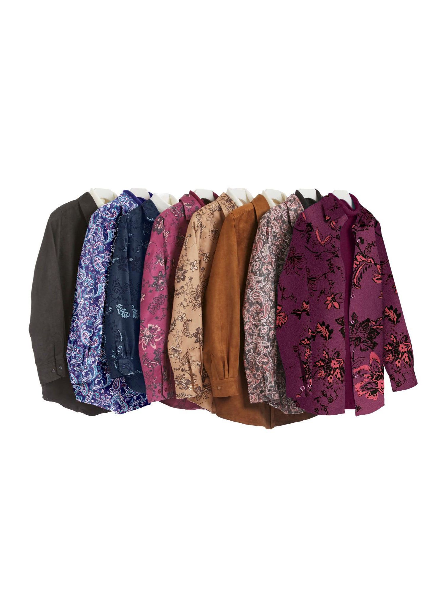 Plus Size Within Soft Faux Suede Shirt