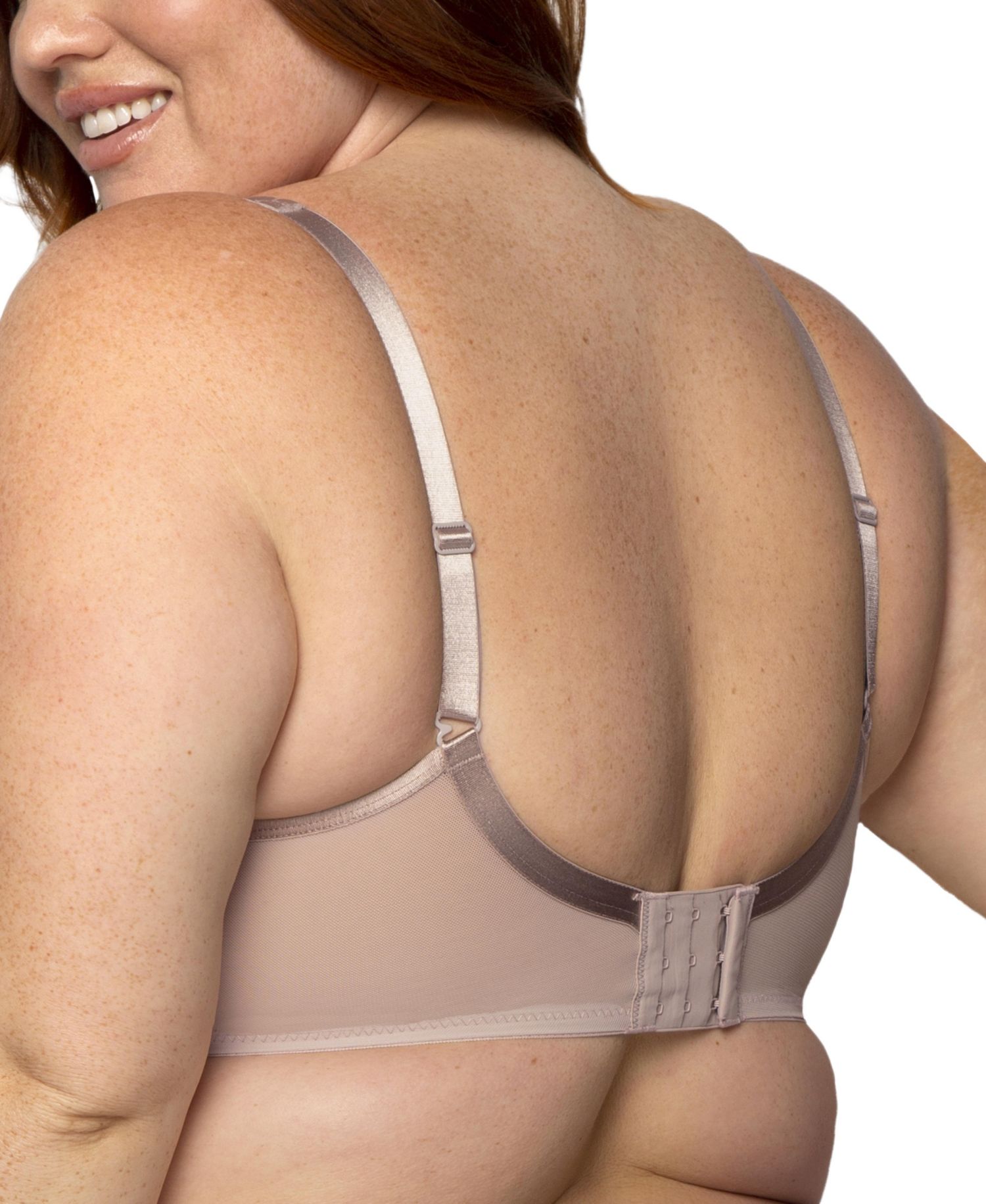 Women's Sheer Mesh Plunge T-shirt Bra