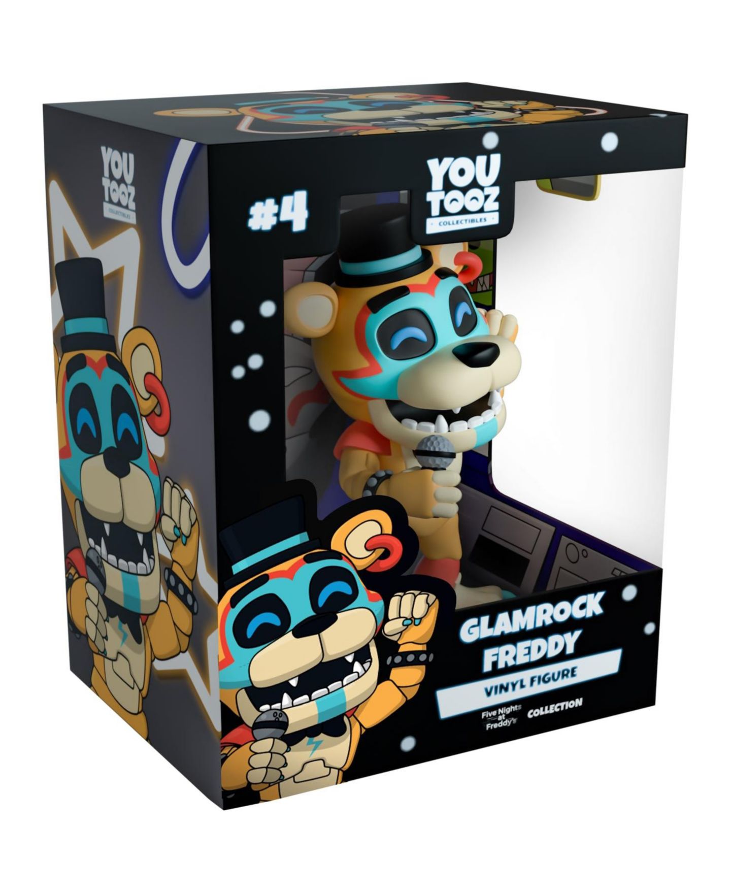 Детская фигурка Youtooz Glamrock Freddy 4.7" Vinyl Figure, 14+ — фото 1