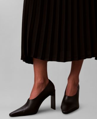 Women's Pleated Midi Skirt