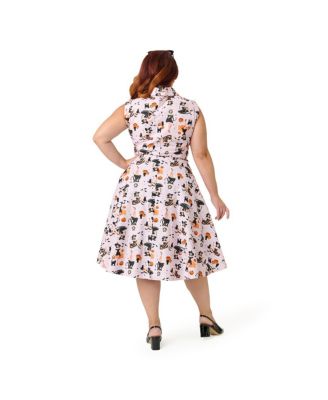 Plus Size 1950s Shirt Dress