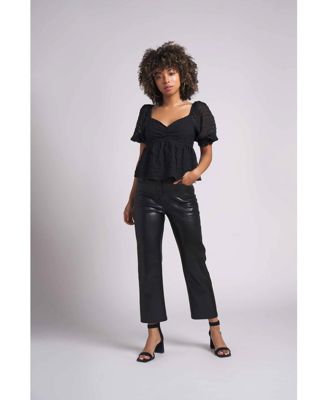 Dani Sweetheart neck ruffled Top