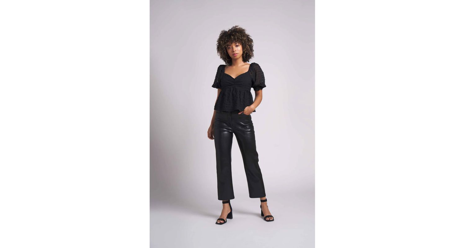 Women's Dani Sweetheart neck ruffled Top