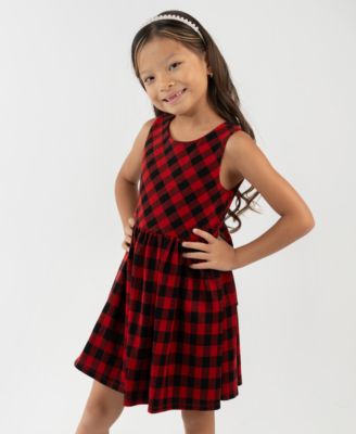 Girls' 2T-6X Long-Sleeve Coat and Dress, 2-Piece Set