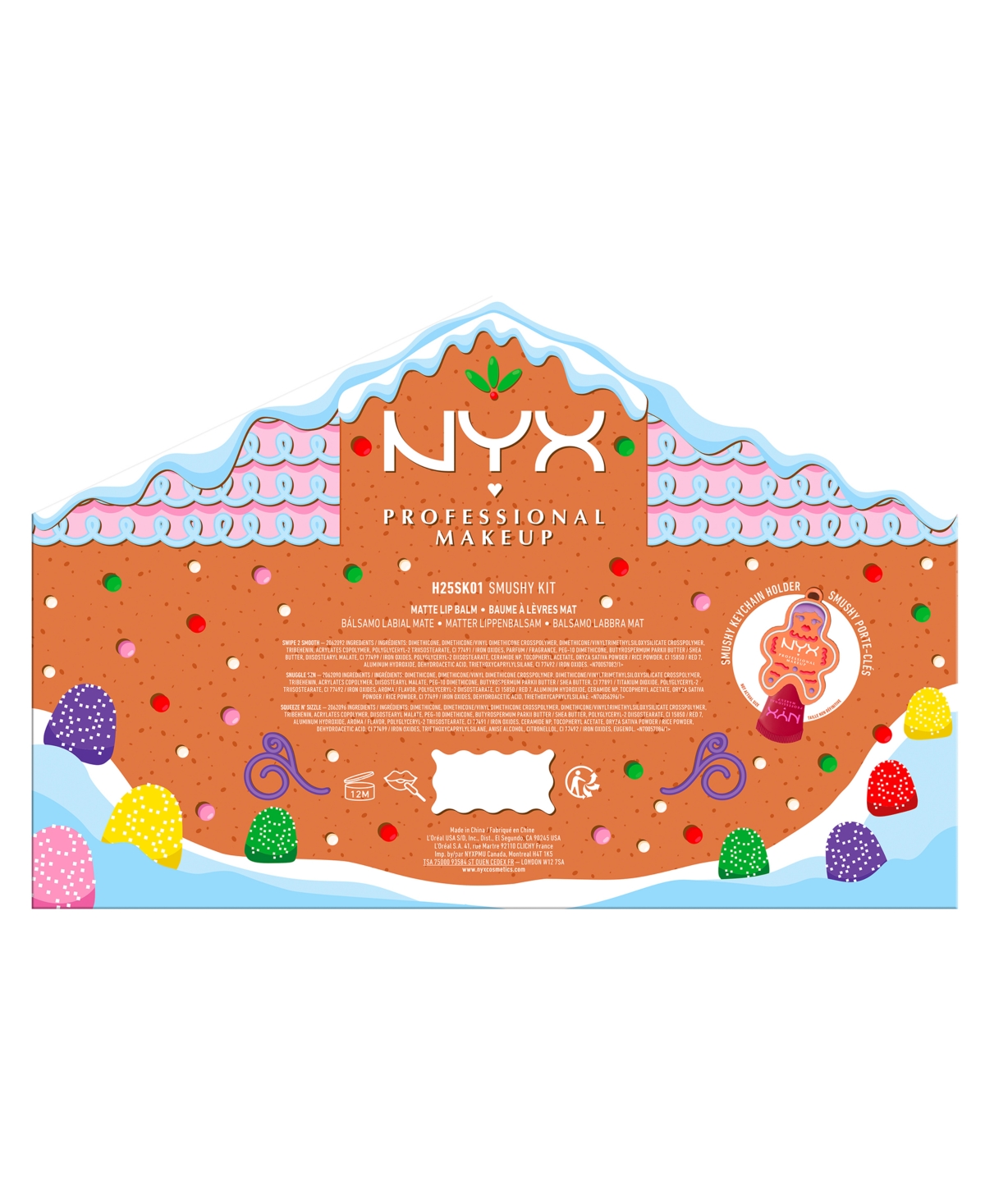 Nyx Professional Makeup 3-pc. Holiday Smushy Lip Balm Gift Set