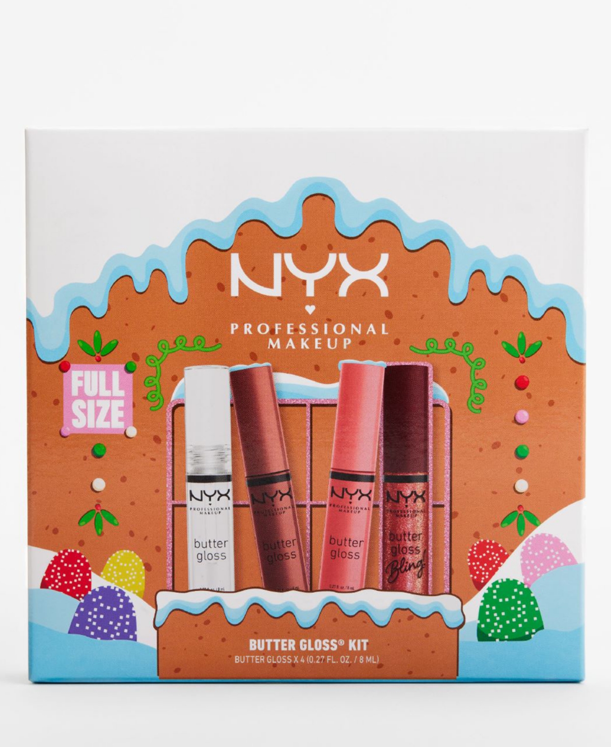 Nyx Professional Makeup 4-pc. Holiday Butter Gloss Gift Set In Transparent