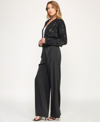 Junior's Long Sleeve Boucle Jacket