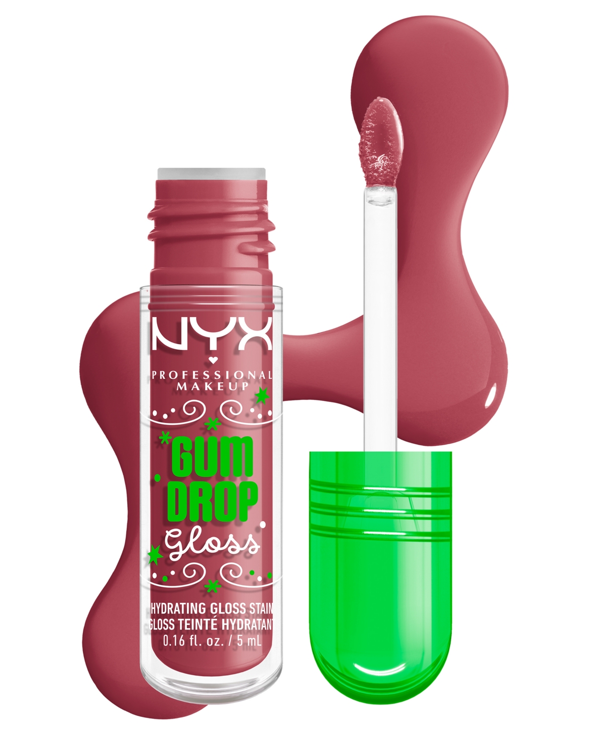 Nyx Professional Makeup Gumdrop Lip Gloss, 0.16 Oz. In Multi