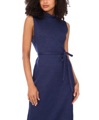 Women's Sleeveless Thin Belt Dress
