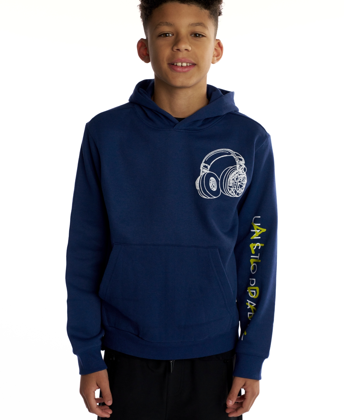 Sovereign Code Boys 5-20 Graphic Printed Pull-on Hoodie In Blue
