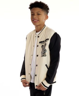 Boys' 5-20 Astro Varsity Long-Sleeve Bomber Jacket