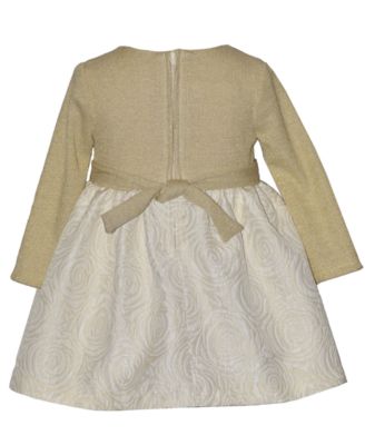 Baby Girls' Long-Sleeve Ballerina Dress, 2-Piece Set